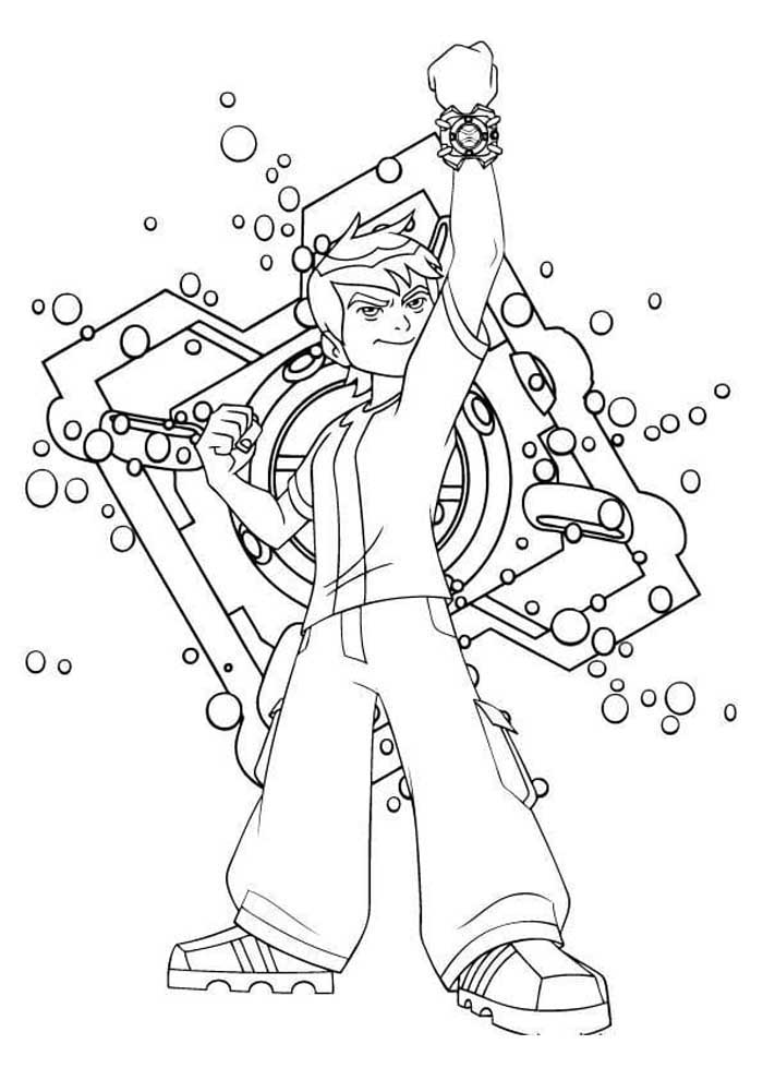 Desenho de Ben 10 para imprimir