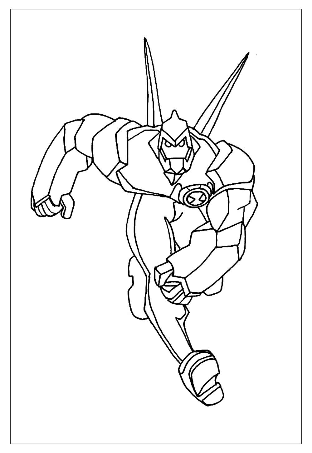 Desenho de Ben 10 para imprimir