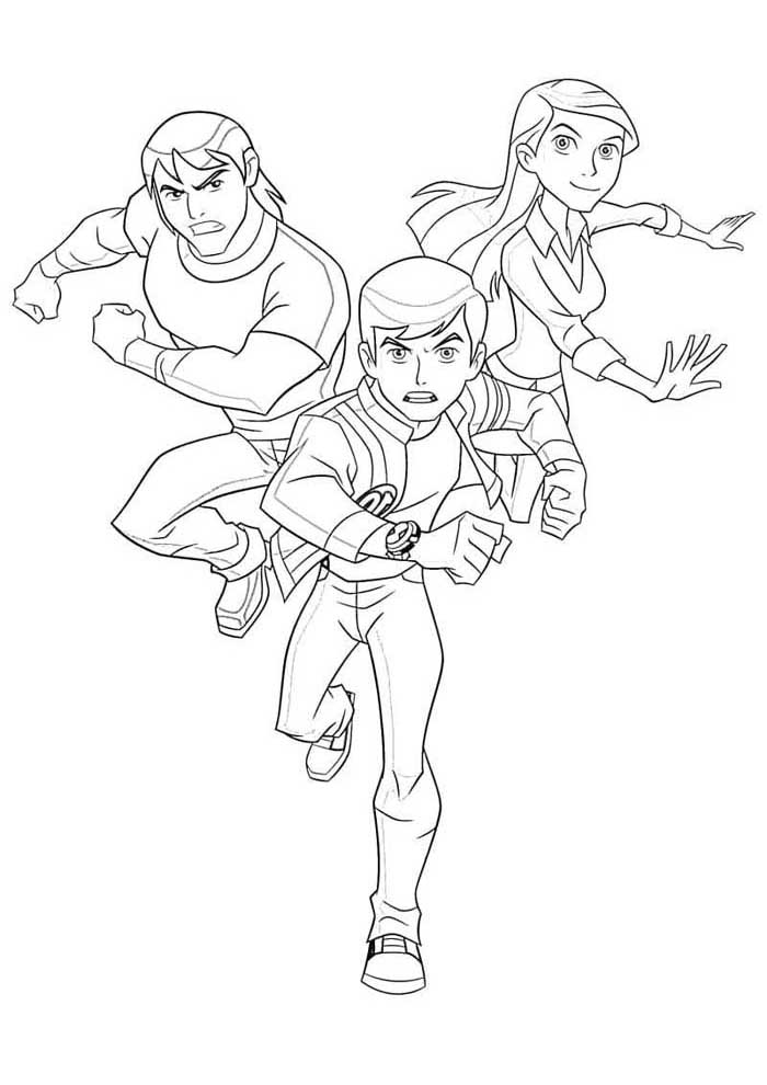 Desenho de Ben 10 para imprimir