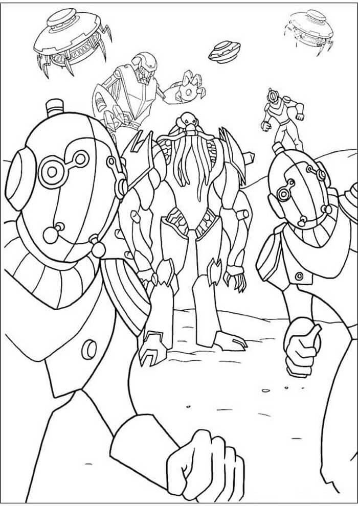 Desenho de Ben 10 para imprimir