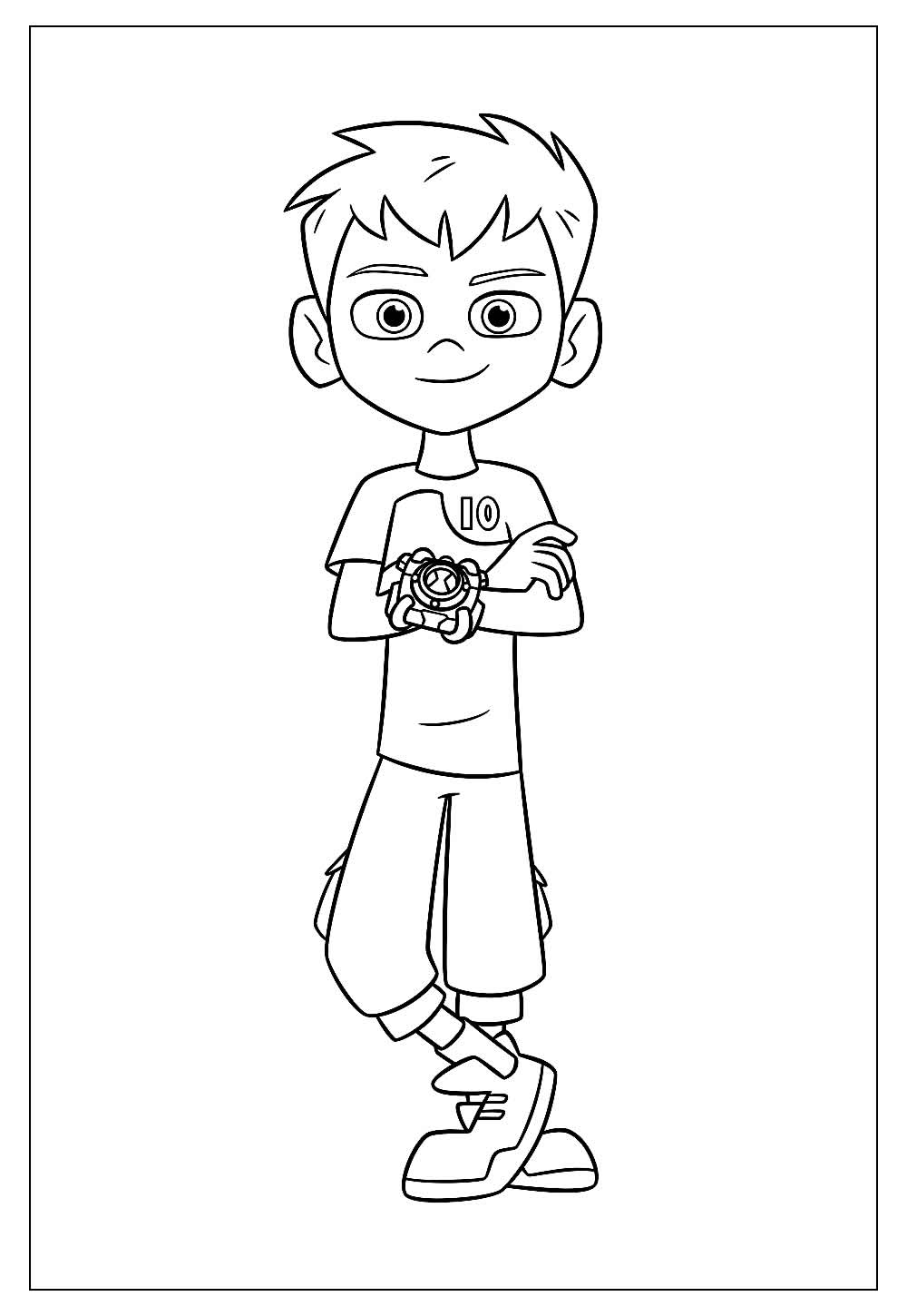 Desenho de Ben 10 para imprimir