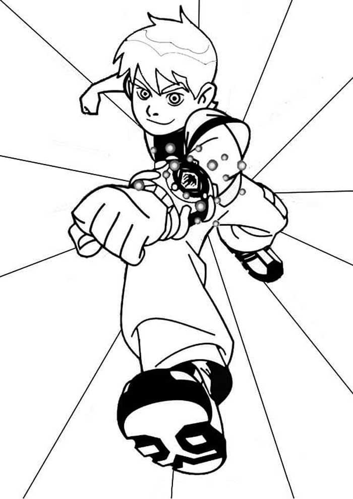 Desenho de Ben 10 para imprimir