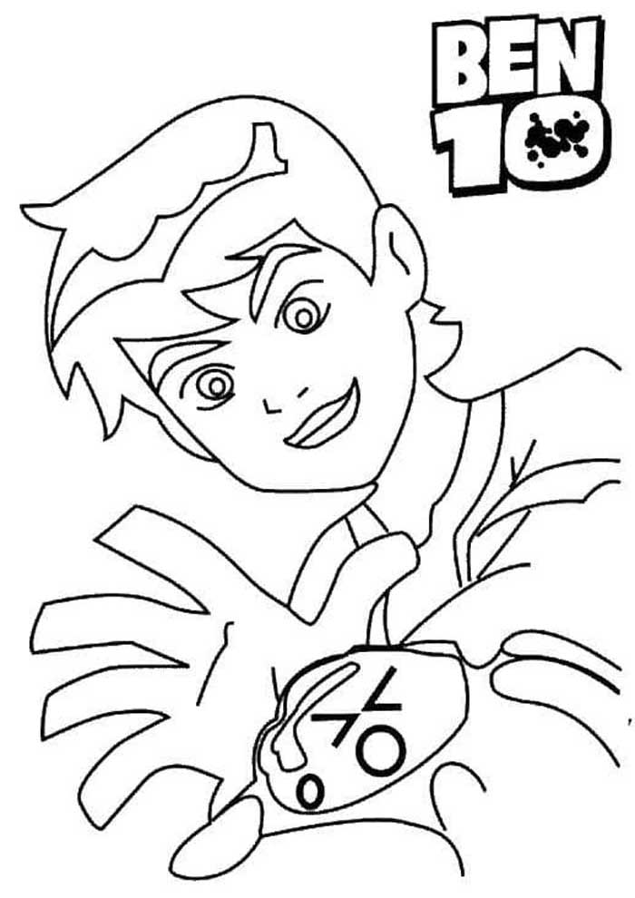 Desenho de Ben 10 para imprimir