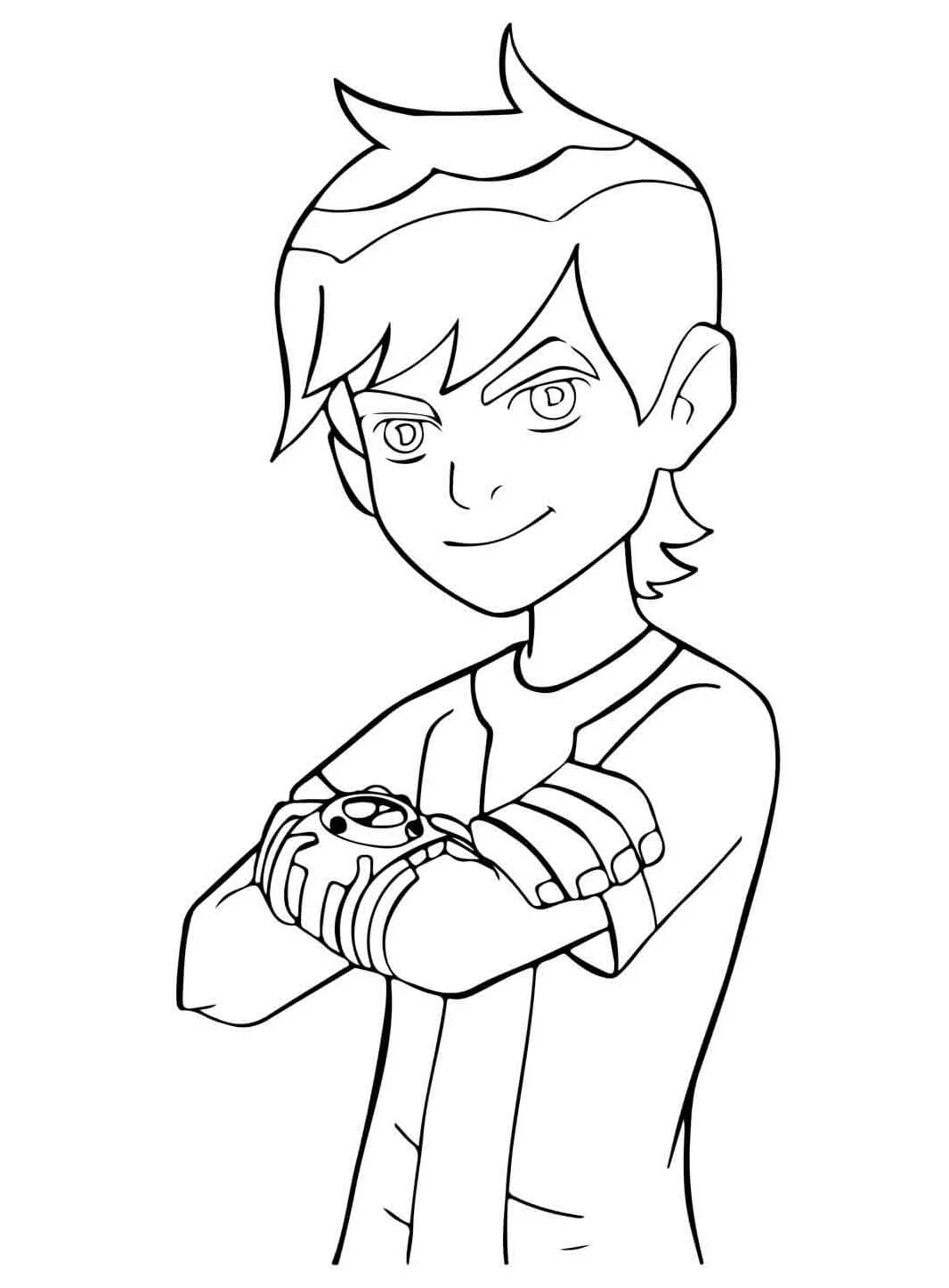 Desenho de Ben 10 para imprimir