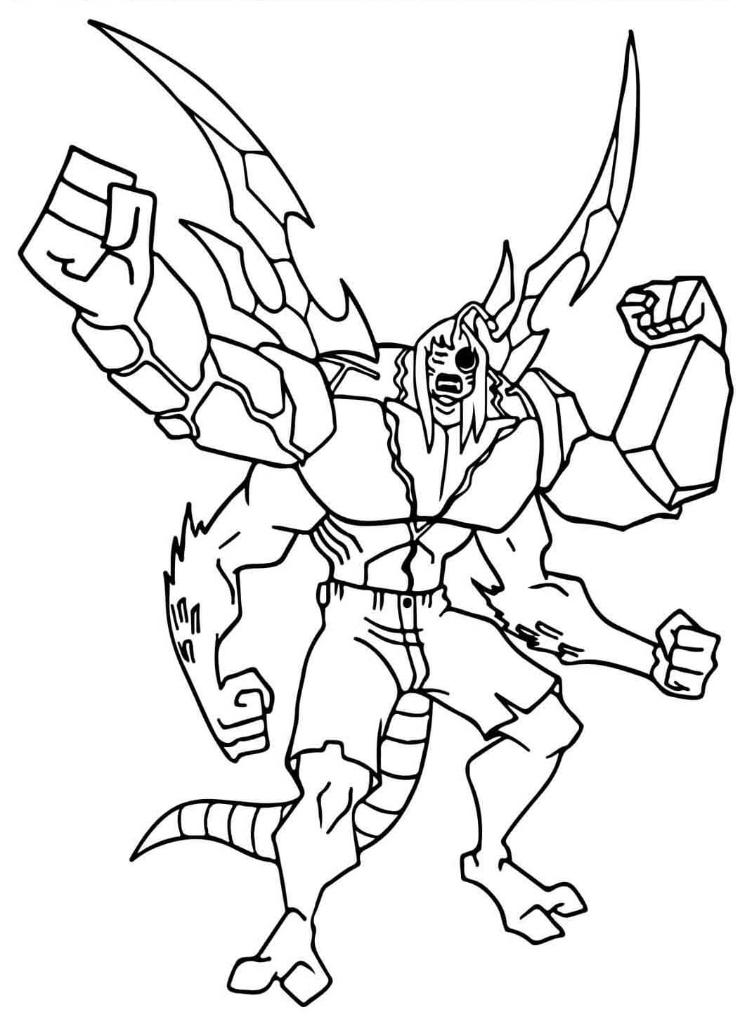 Desenho de Ben 10 para imprimir