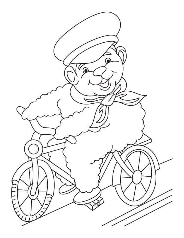 Desenho de Bicicletas para imprimir