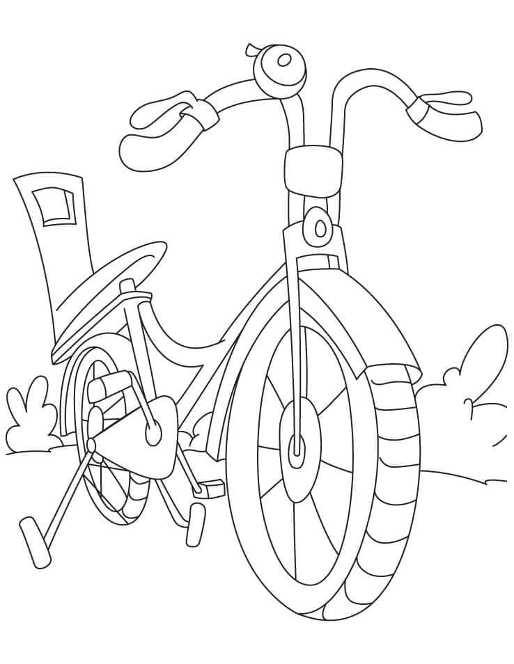 Desenho de Bicicletas para imprimir
