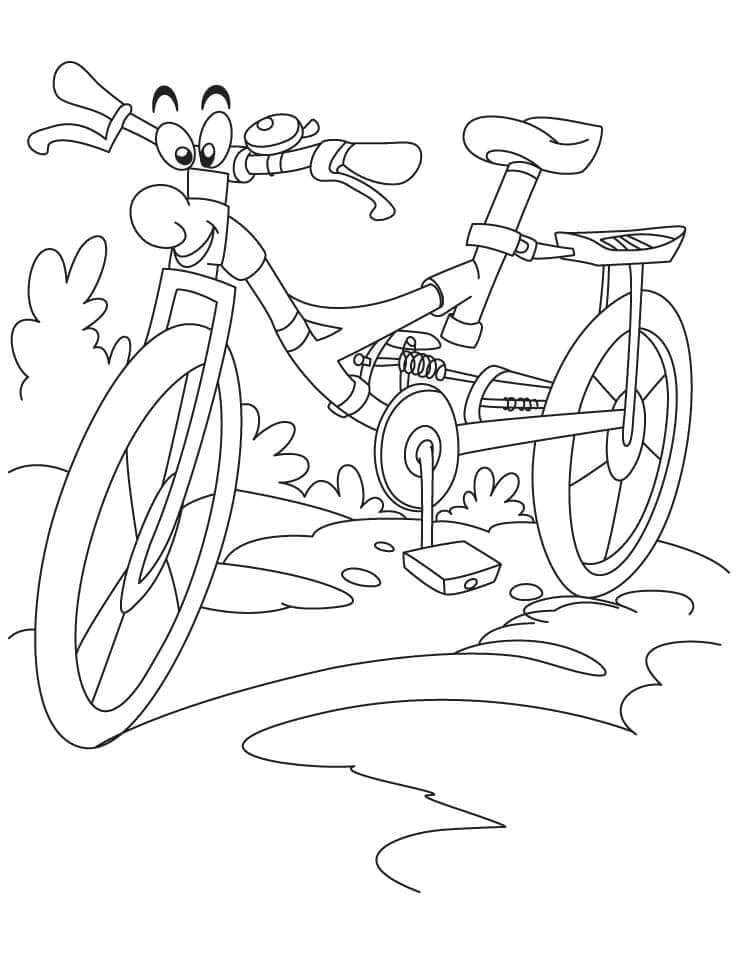 Desenho de Bicicletas para imprimir