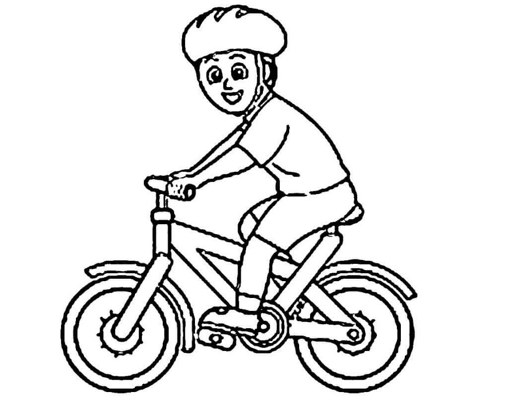 Desenho de Bicicletas para imprimir