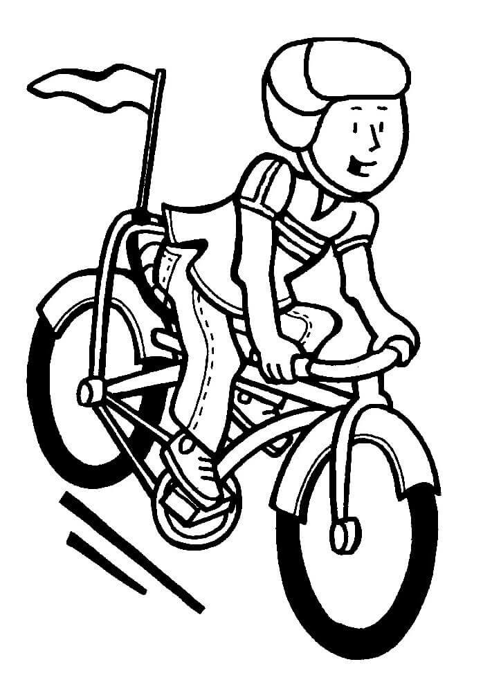 Desenho de Bicicletas para imprimir