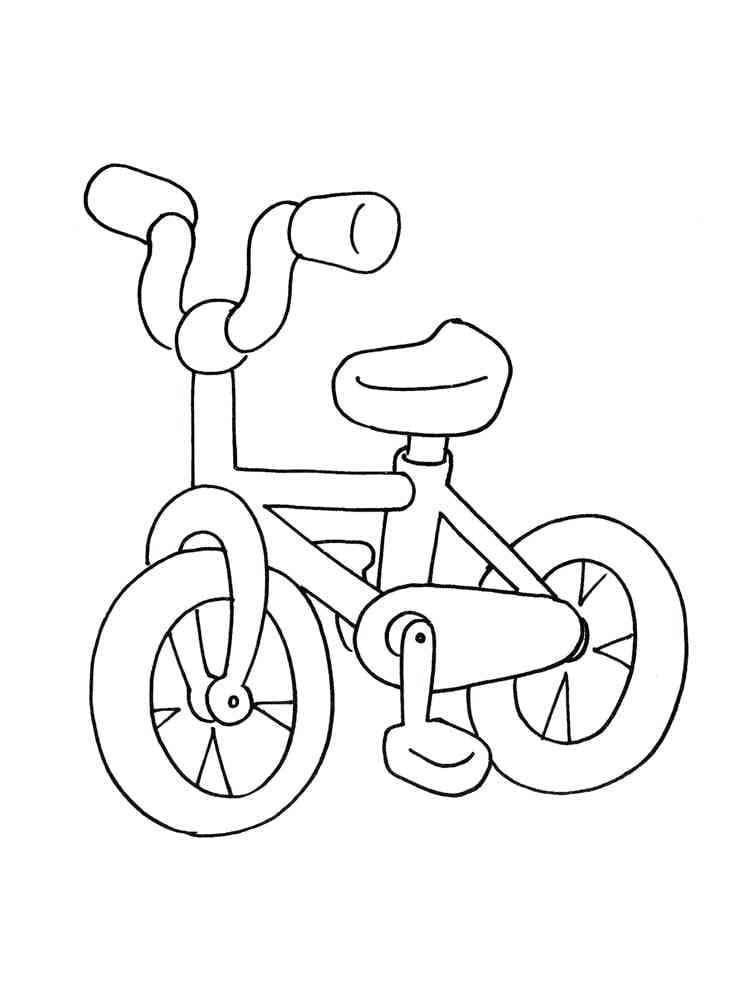 Desenho de Bicicletas para imprimir