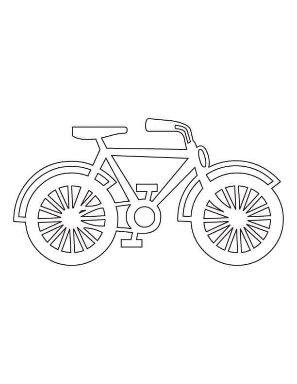 Desenho de Bicicletas para imprimir