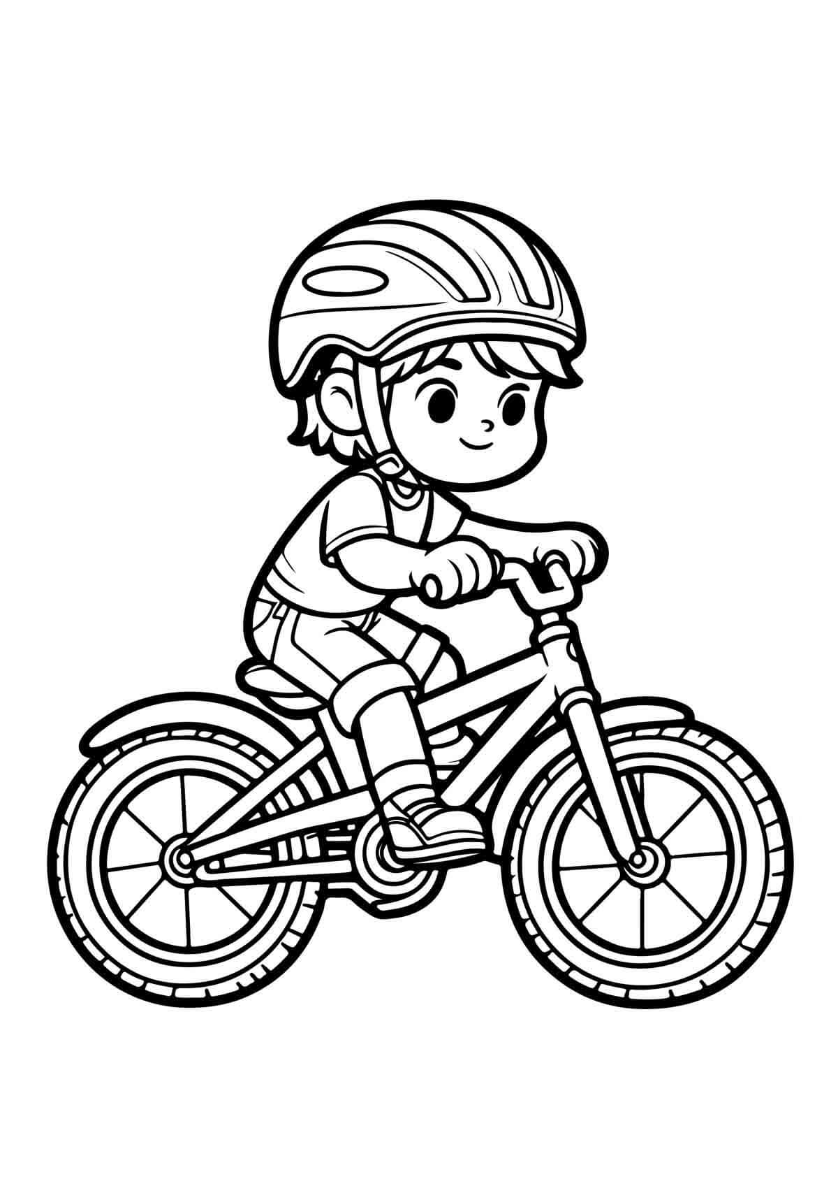 Desenho de Bicicletas para imprimir