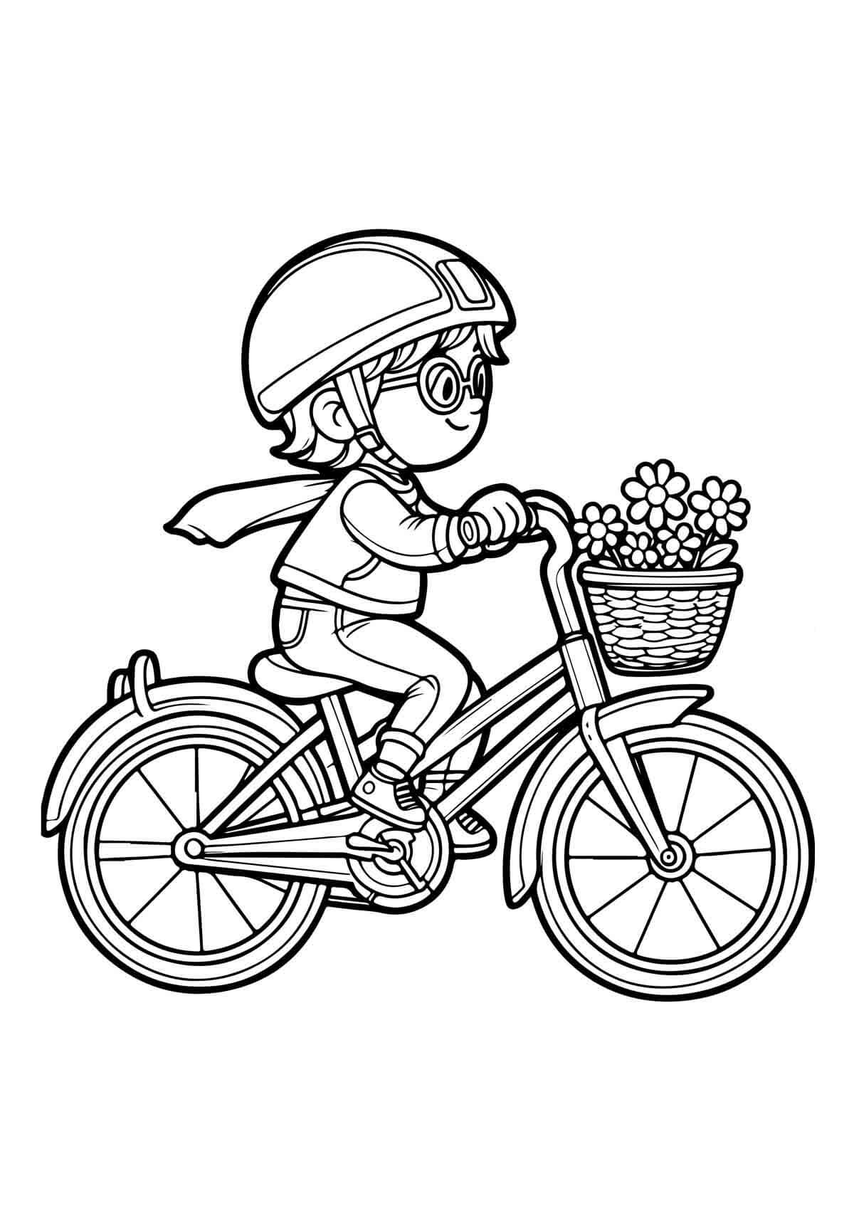 Desenho de Bicicletas para imprimir