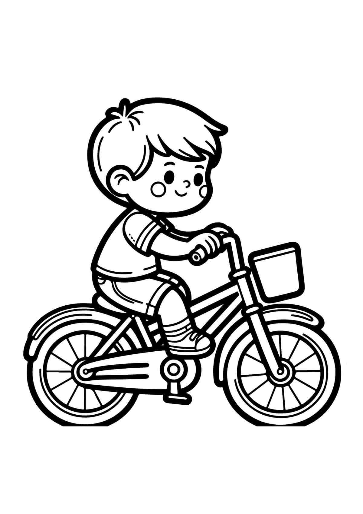 Desenho de Bicicletas para imprimir