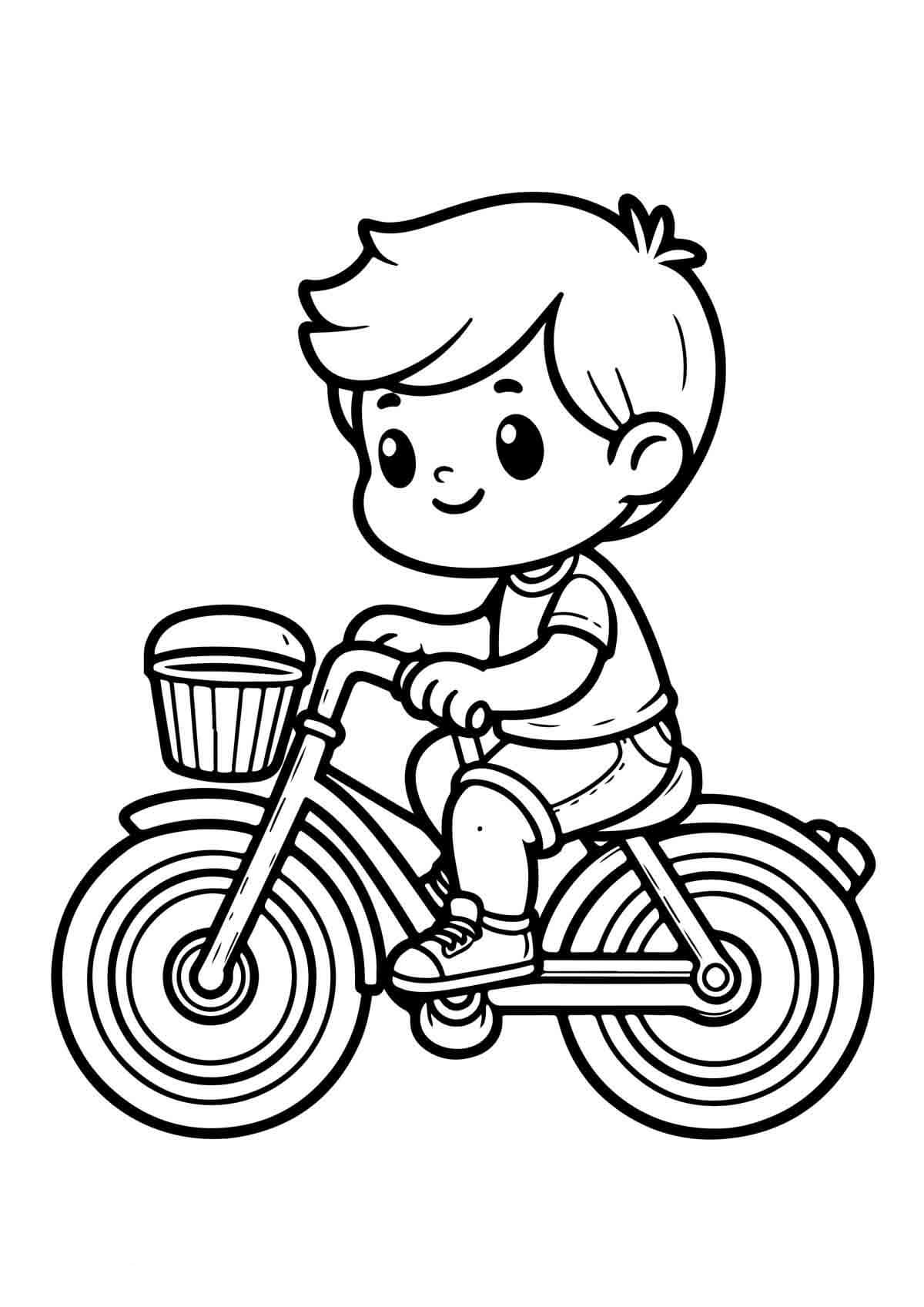 Desenho de Bicicletas para imprimir