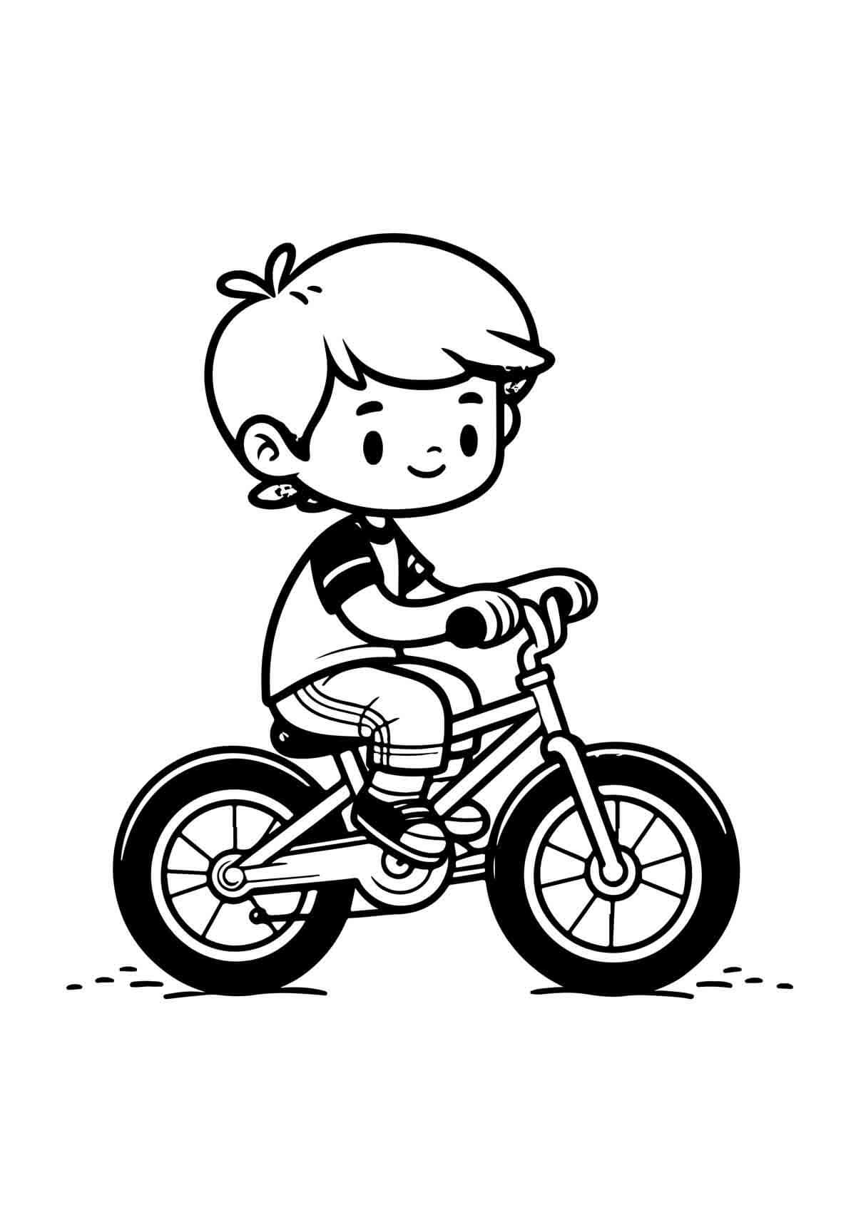 Desenho de Bicicletas para imprimir
