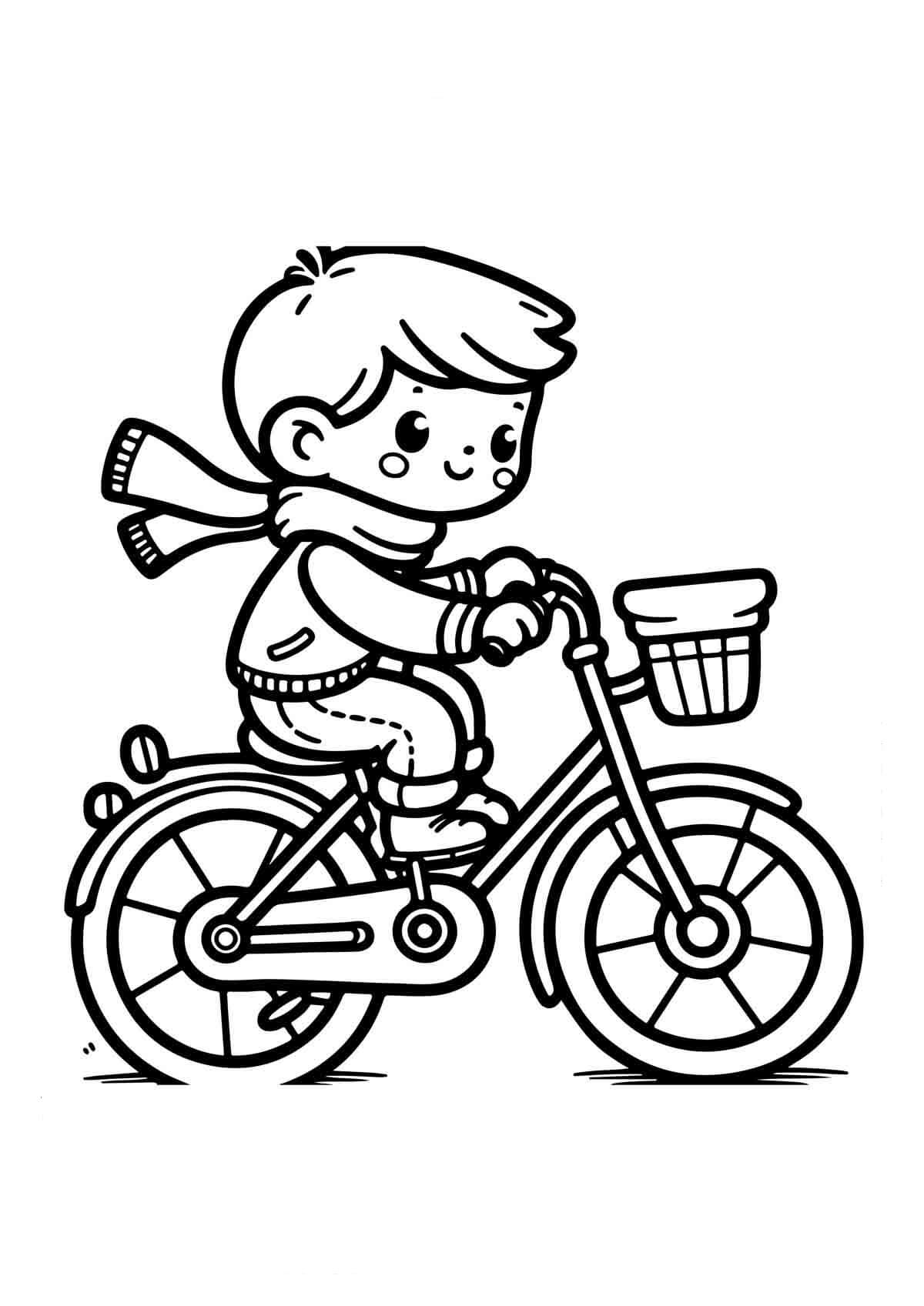 Desenho de Bicicletas para imprimir