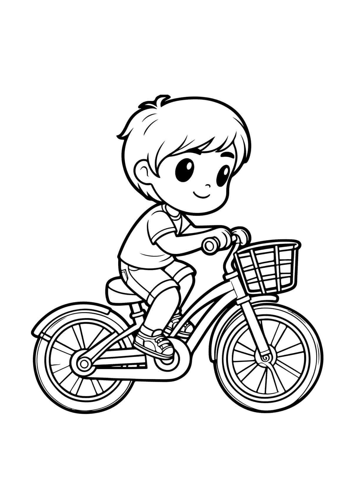 Desenho de Bicicletas para imprimir
