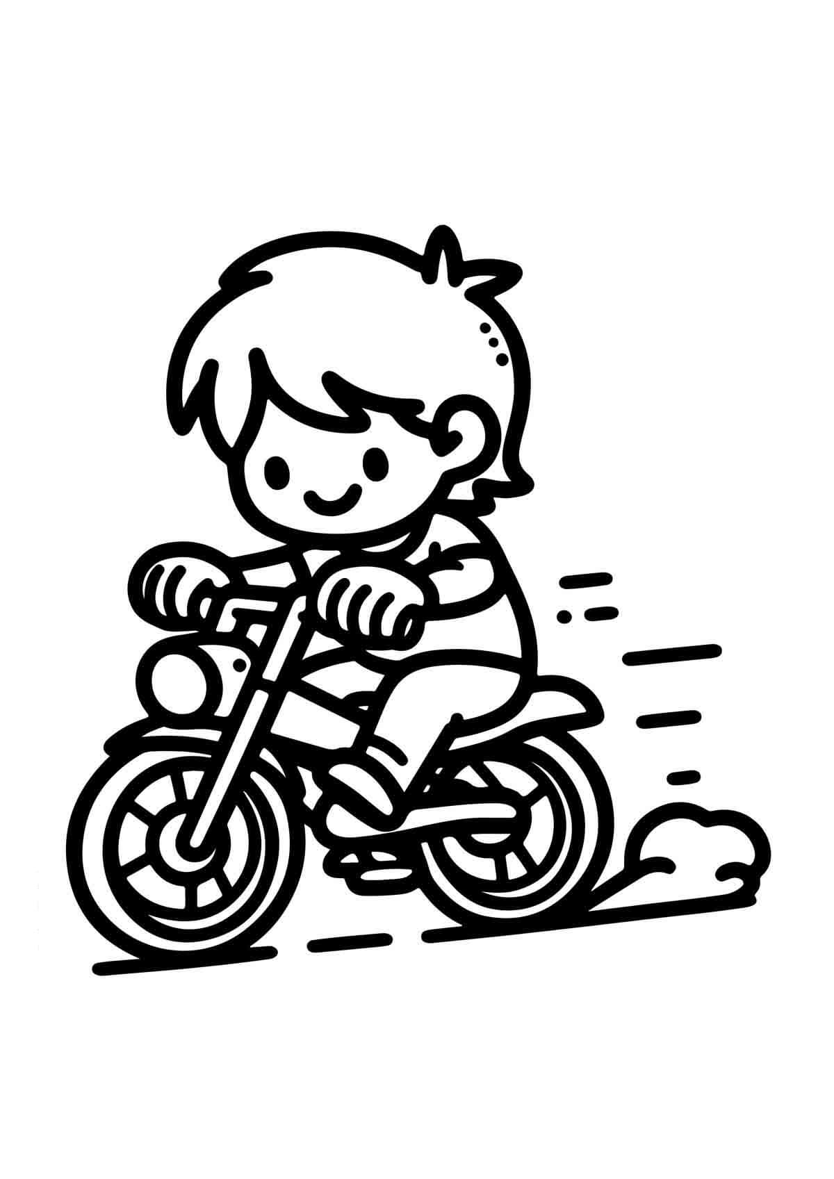 Desenho de Bicicletas para imprimir