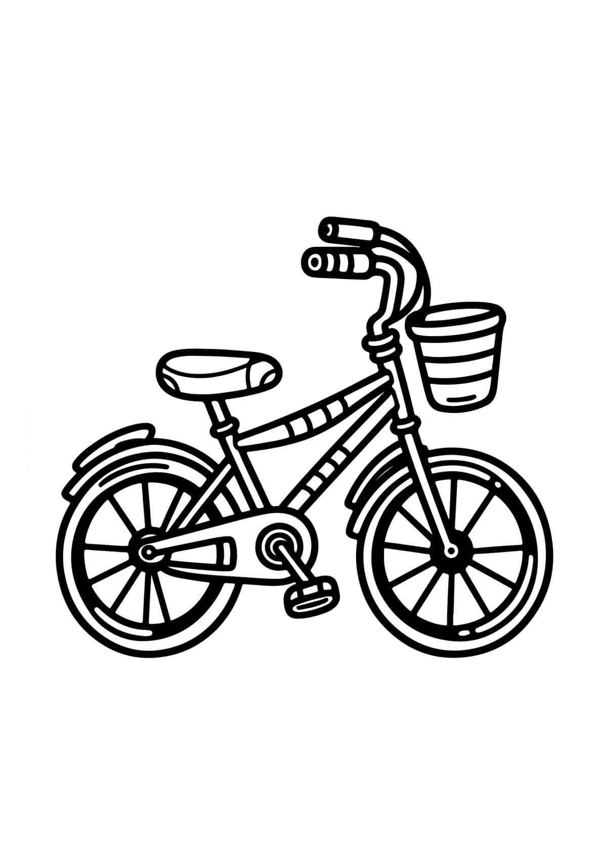 Desenho de Bicicletas para imprimir
