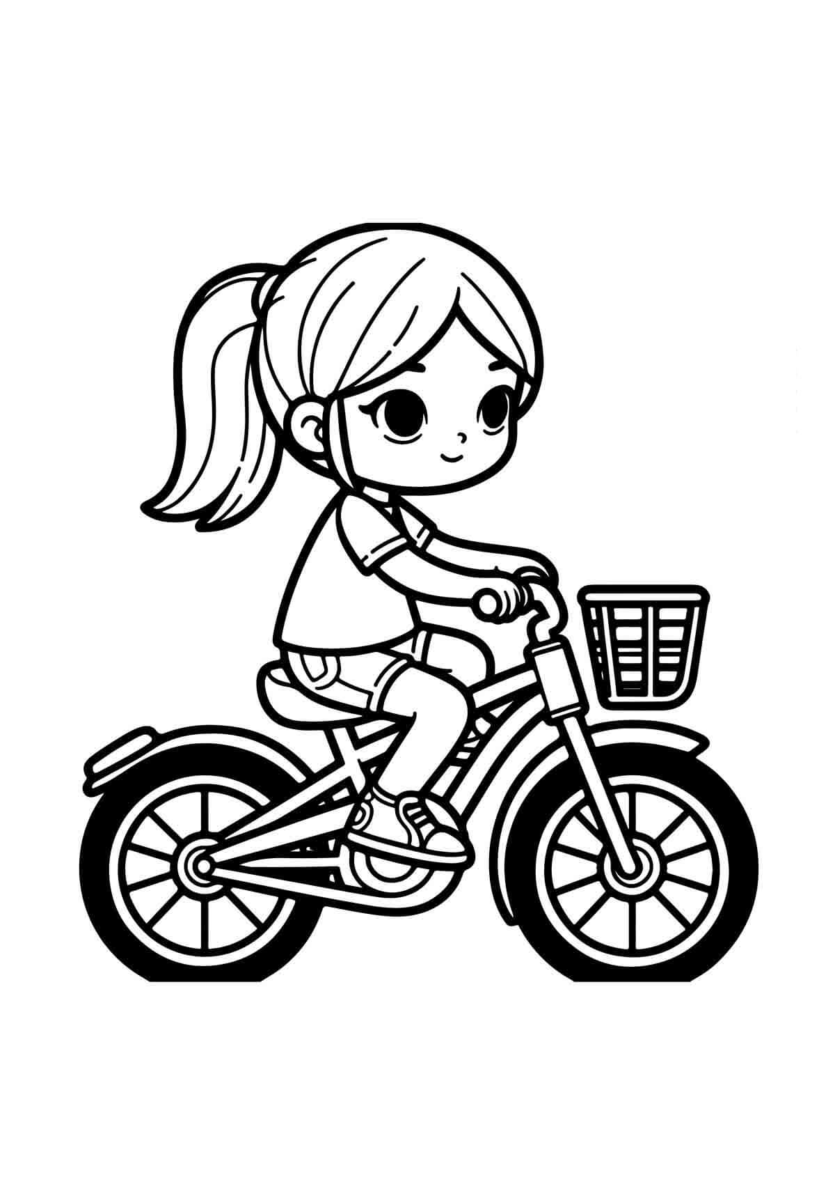 Desenho de Bicicletas para imprimir