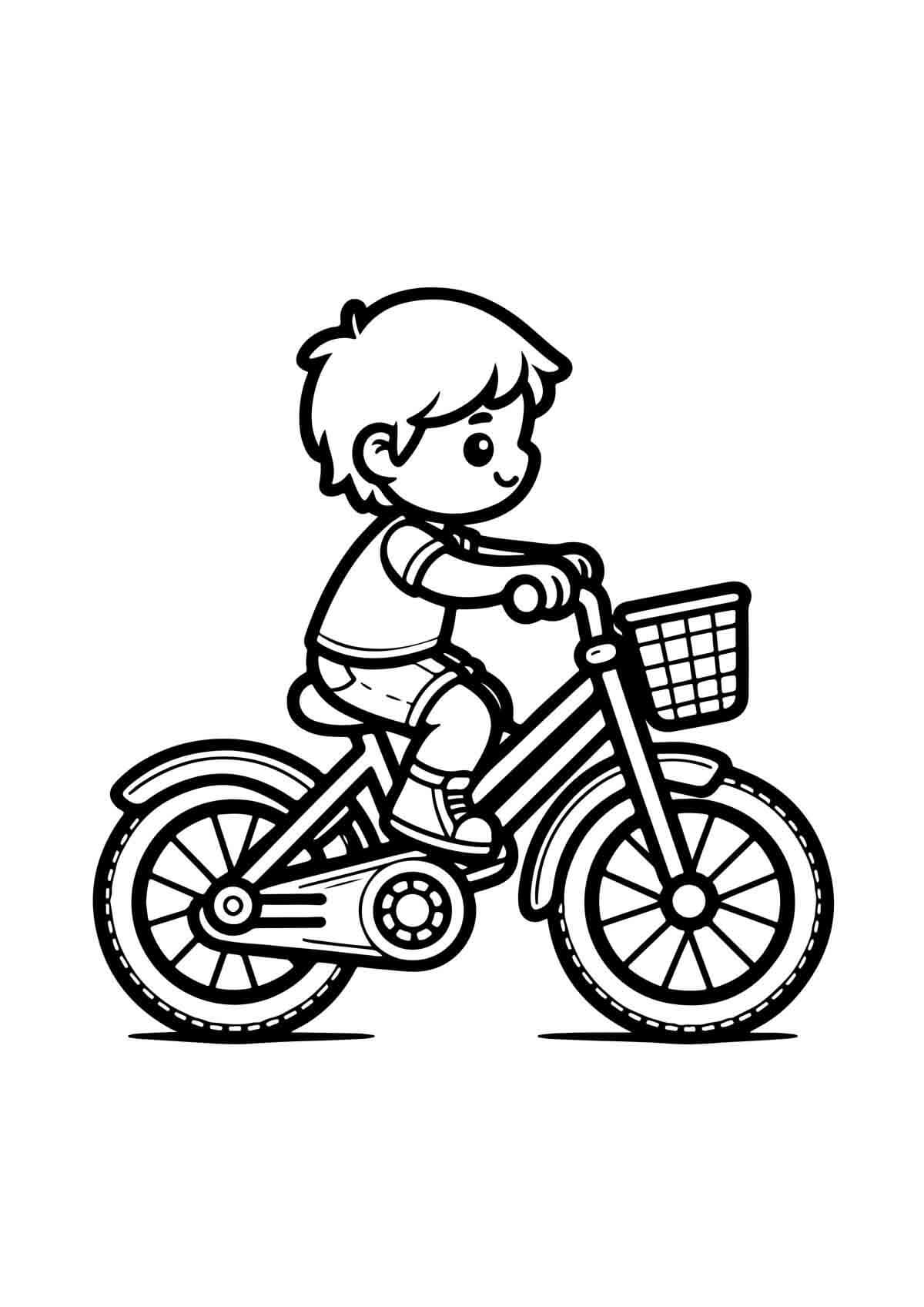 Desenho de Bicicletas para imprimir