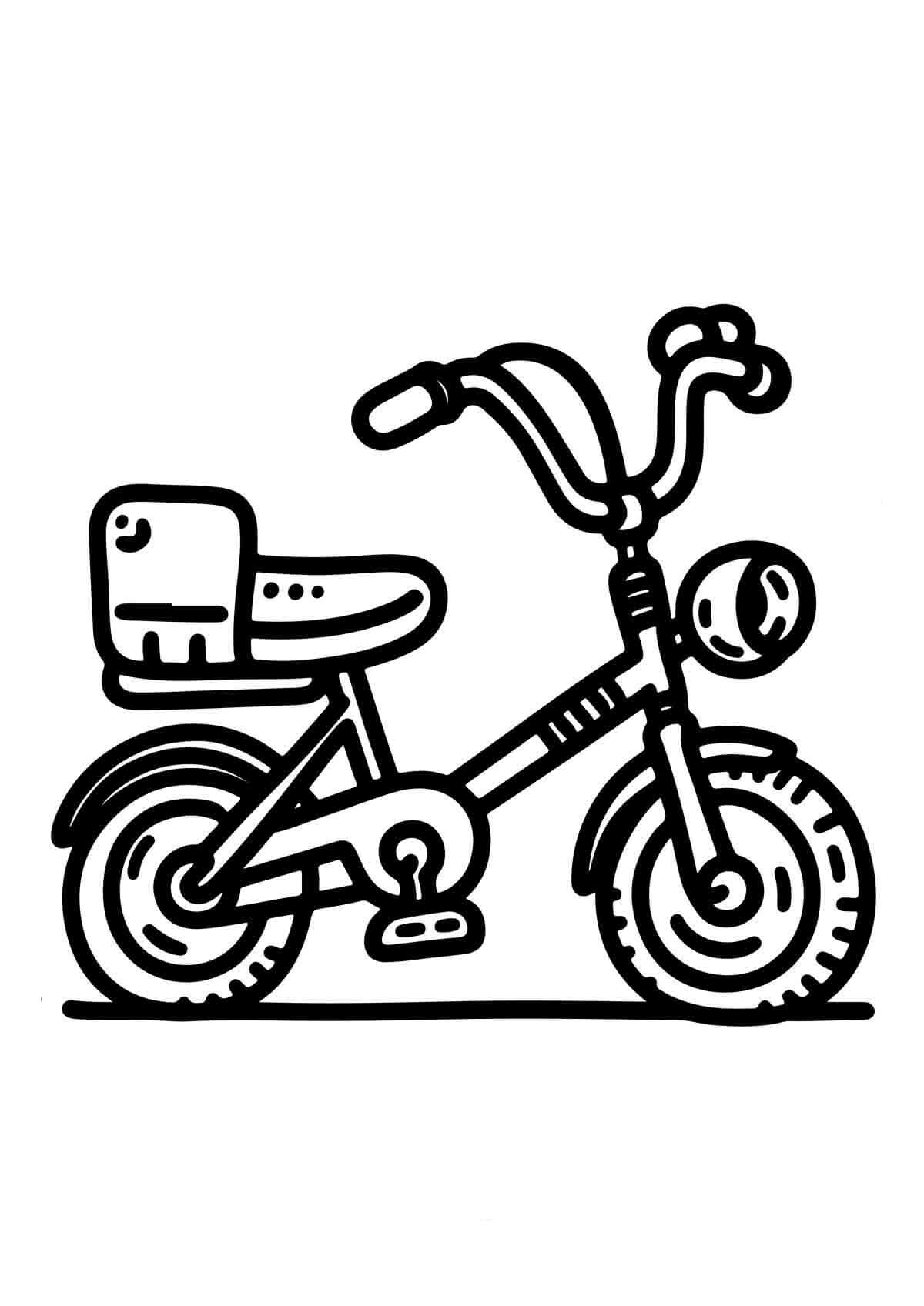 Desenho de Bicicletas para imprimir