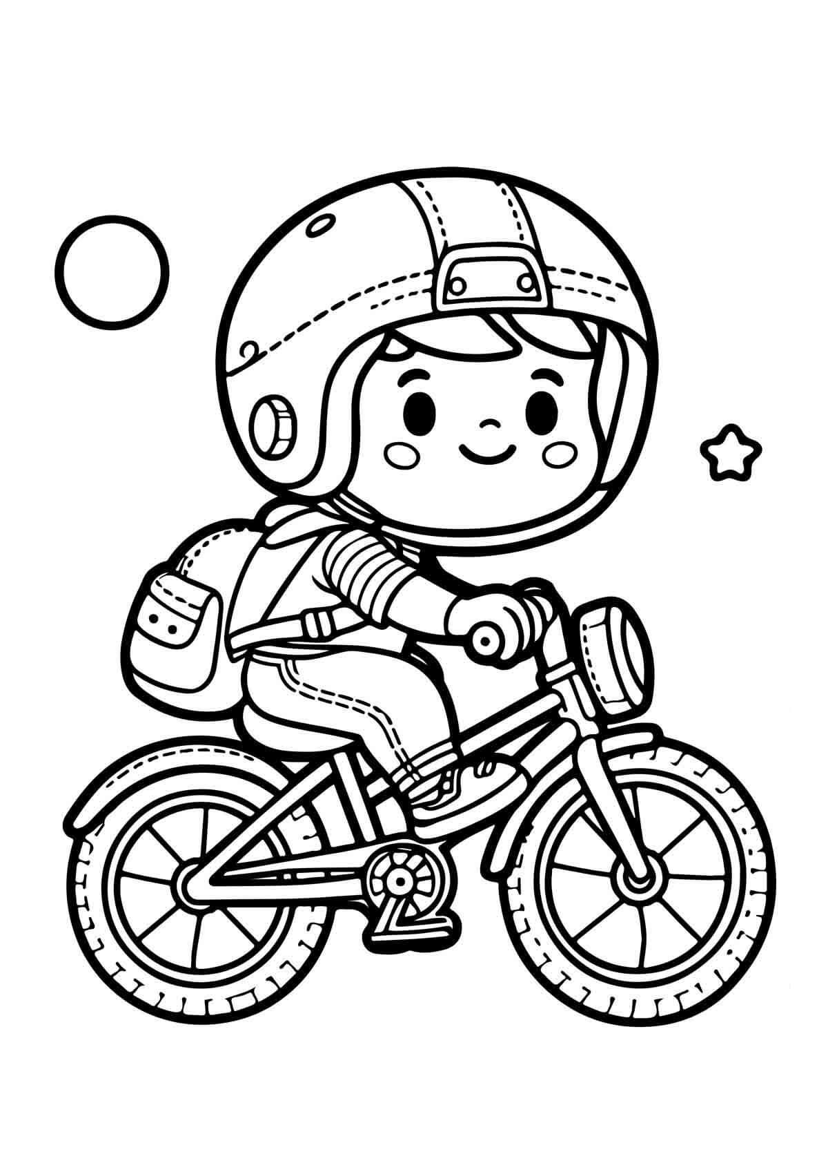 Desenho de Bicicletas para imprimir