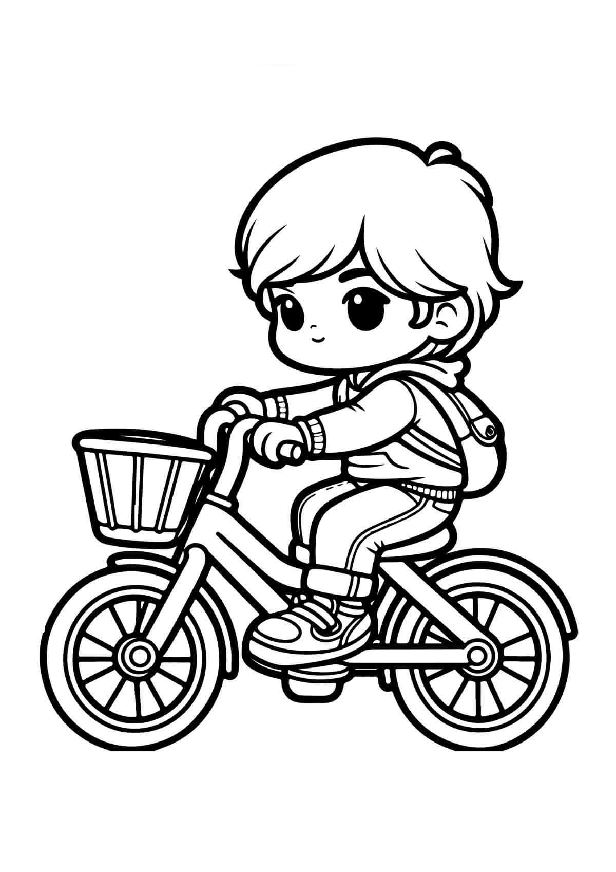 Desenho de Bicicletas para imprimir