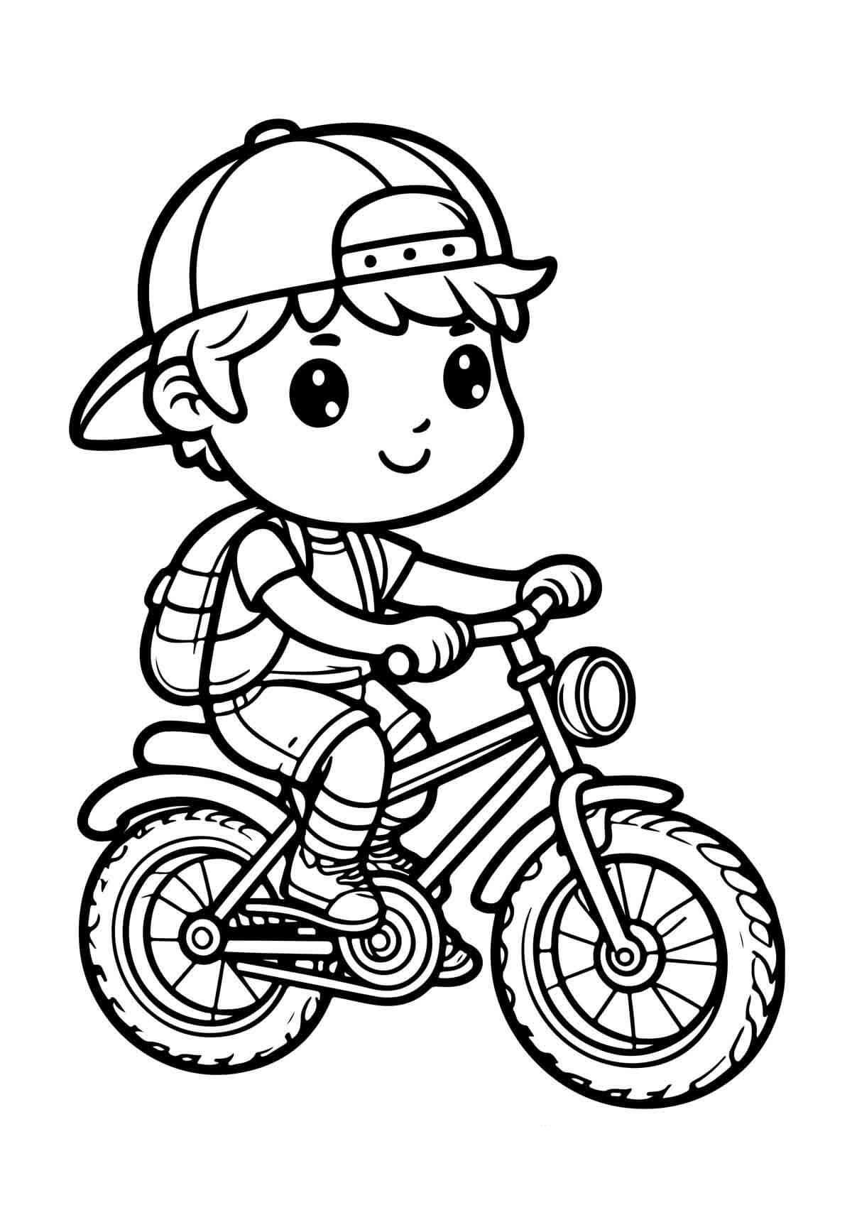 Desenho de Bicicletas para imprimir