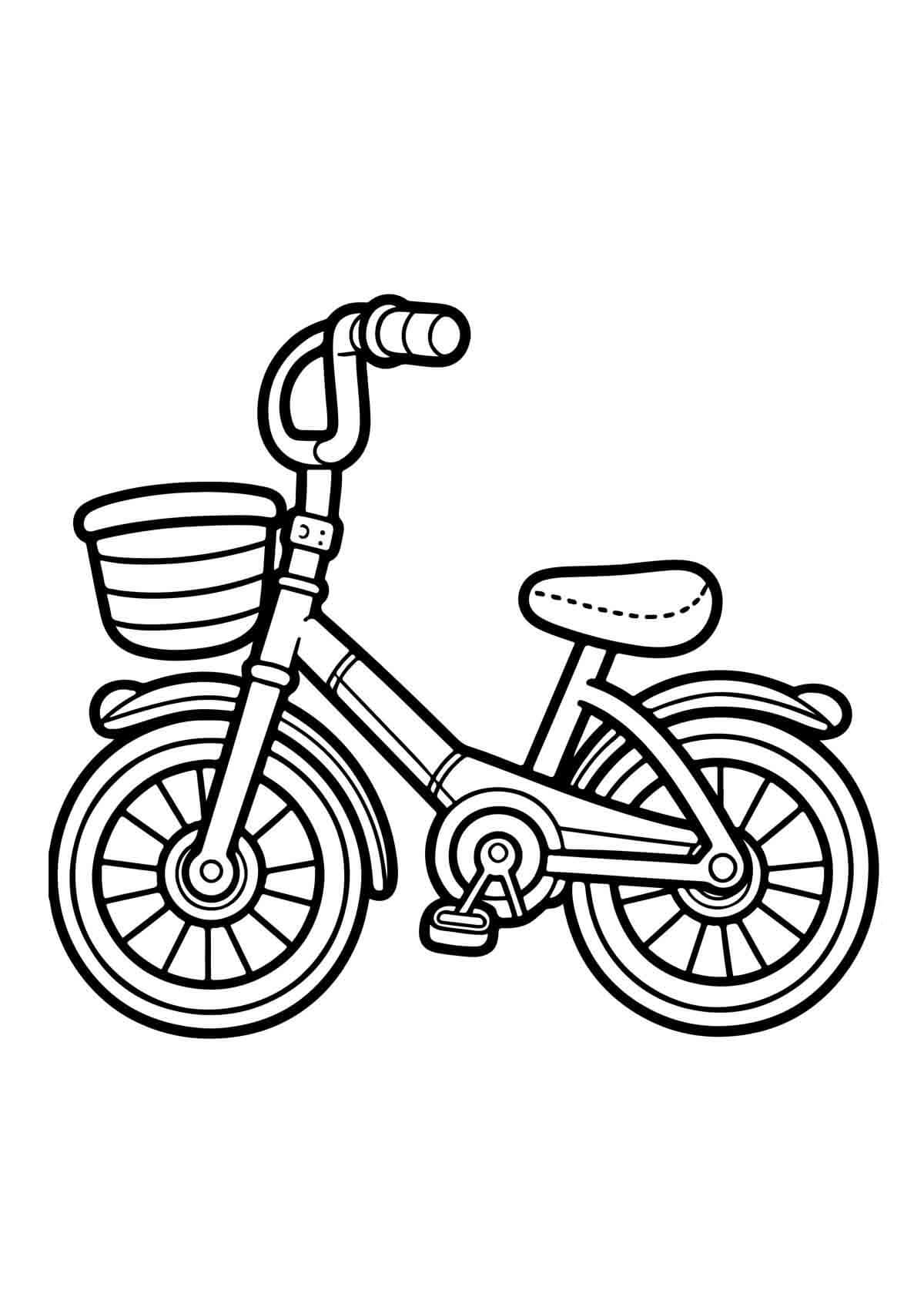 Desenho de Bicicletas para imprimir