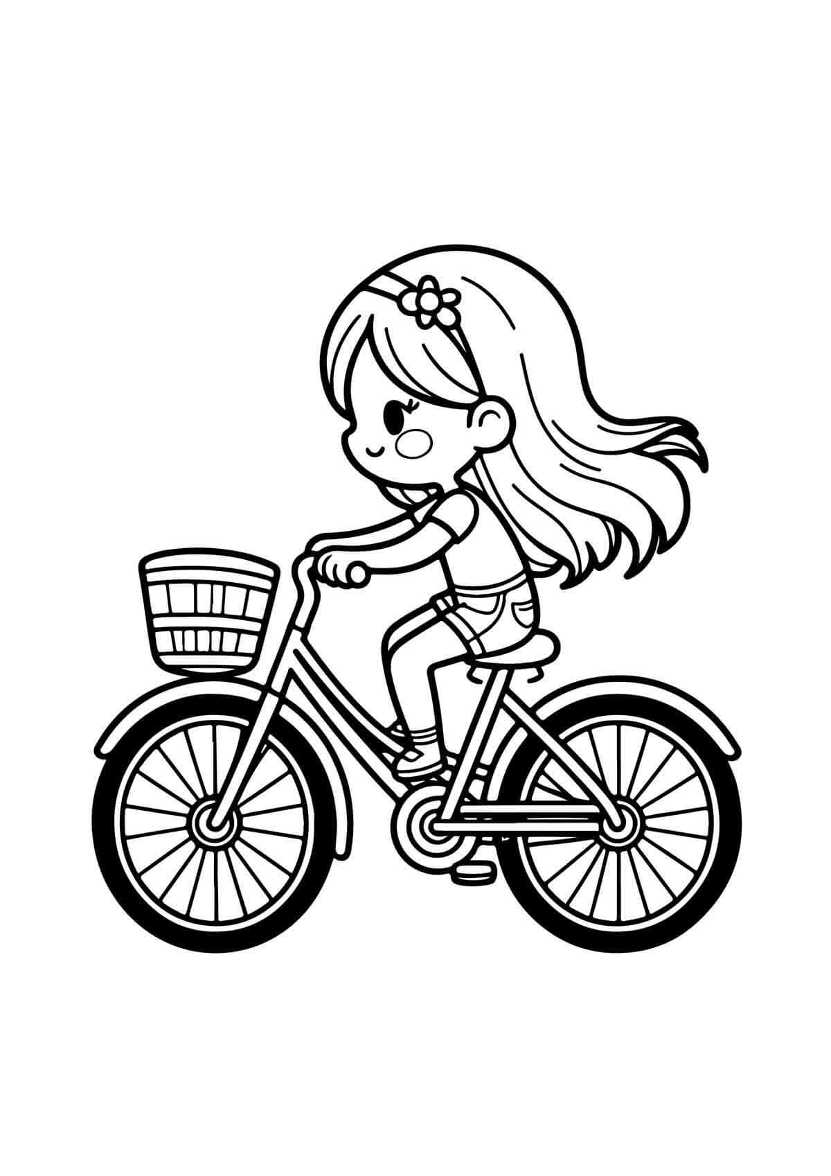 Desenho de Bicicletas para imprimir