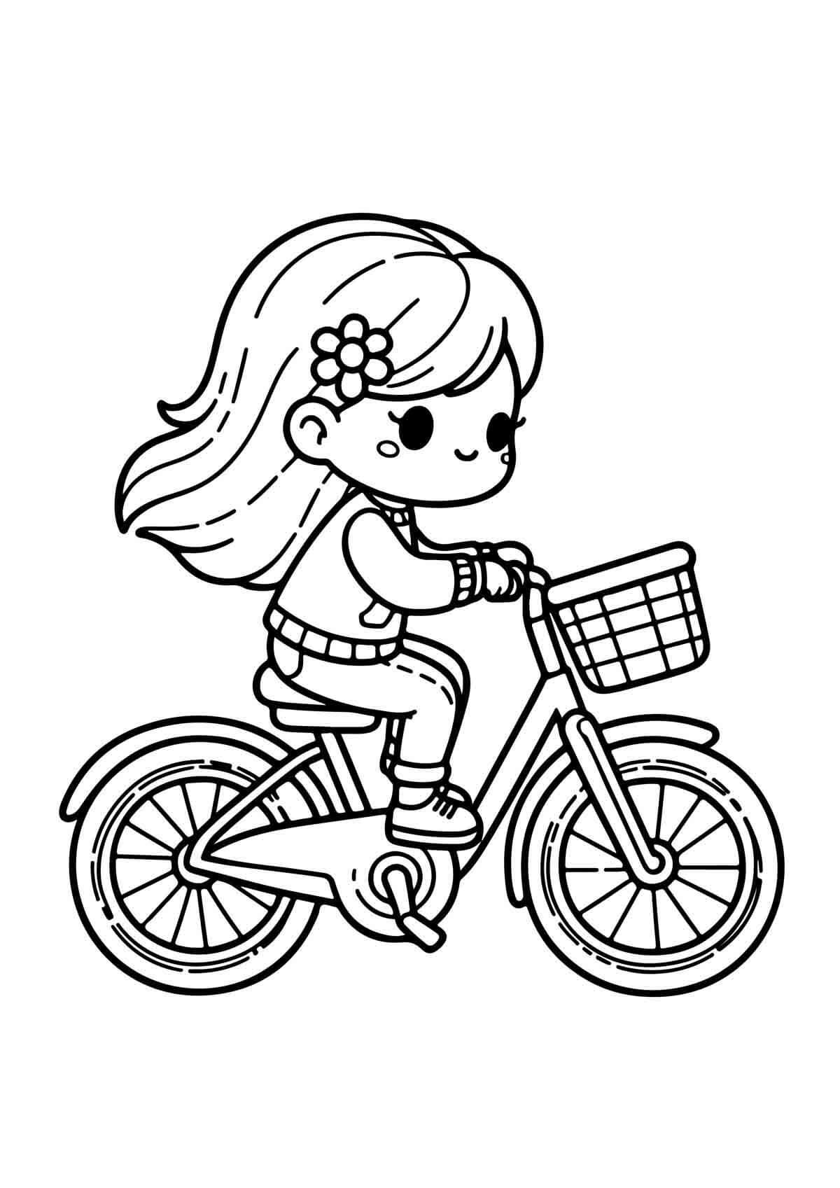 Desenho de Bicicletas para imprimir