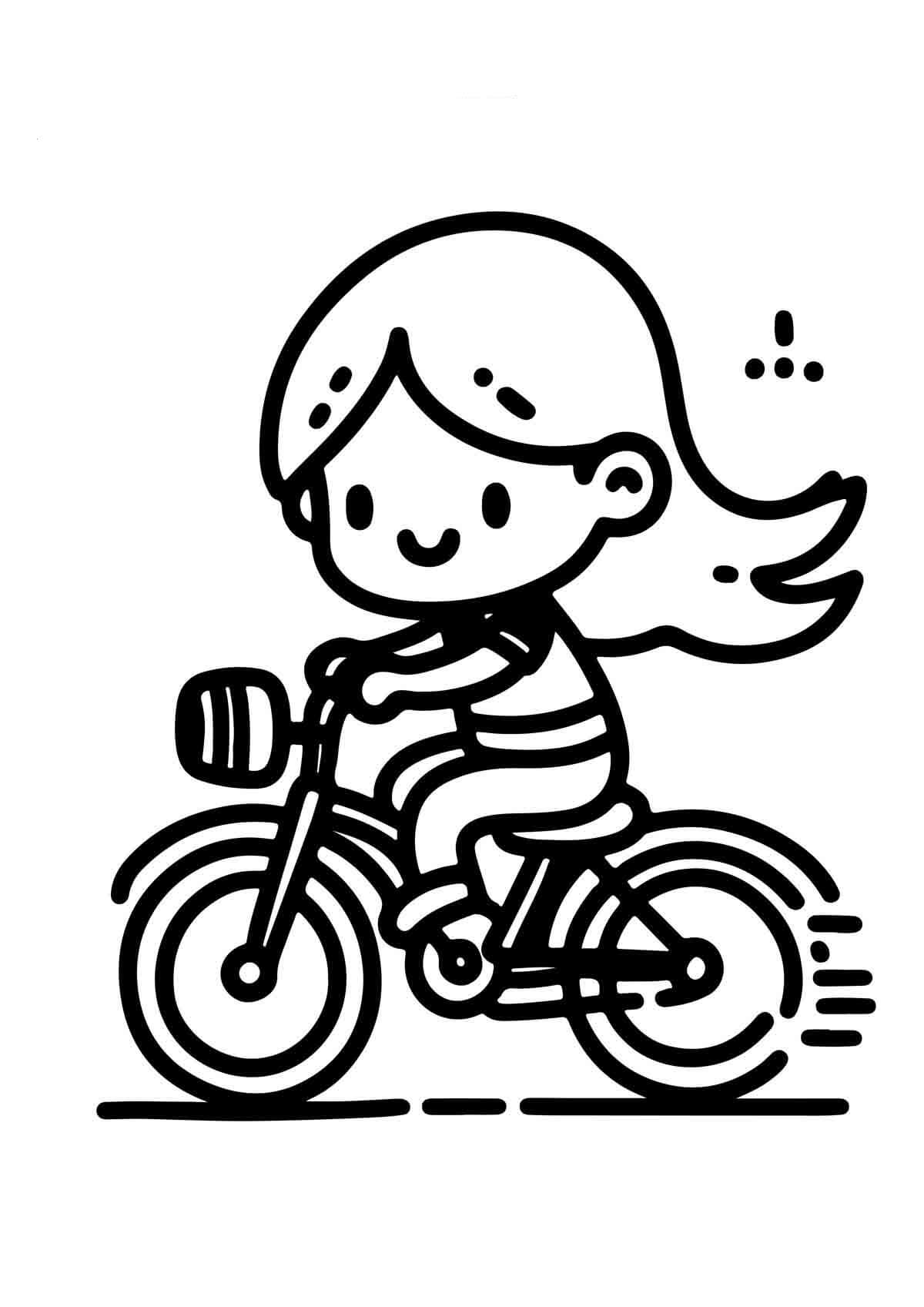 Desenho de Bicicletas para imprimir