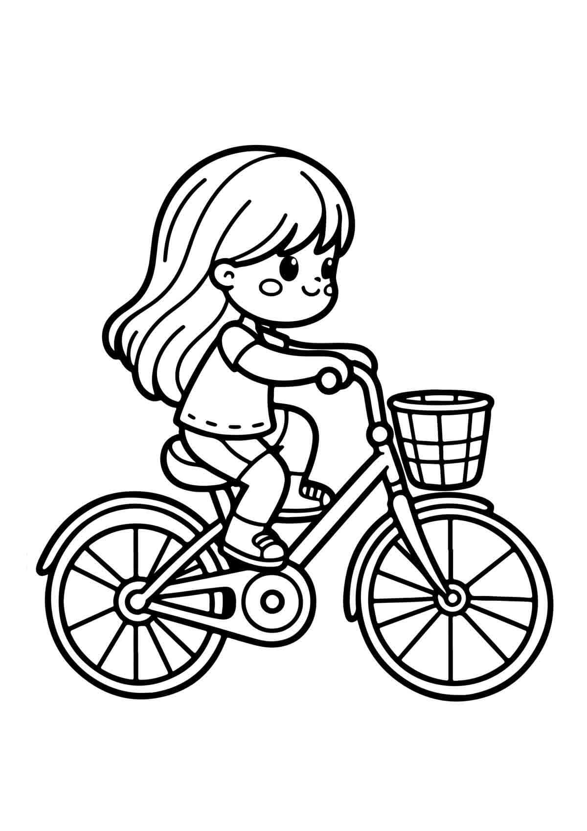 Desenho de Bicicletas para imprimir