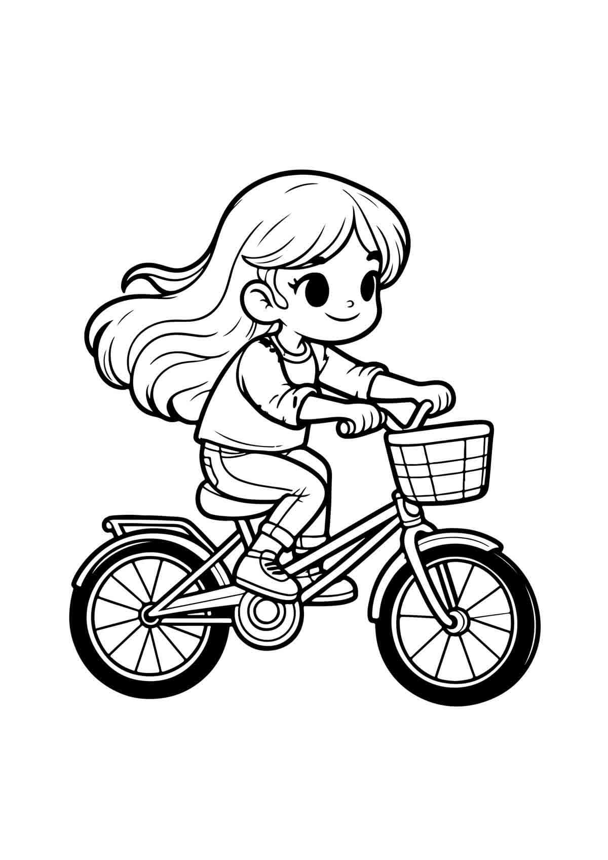 Desenho de Bicicletas para imprimir