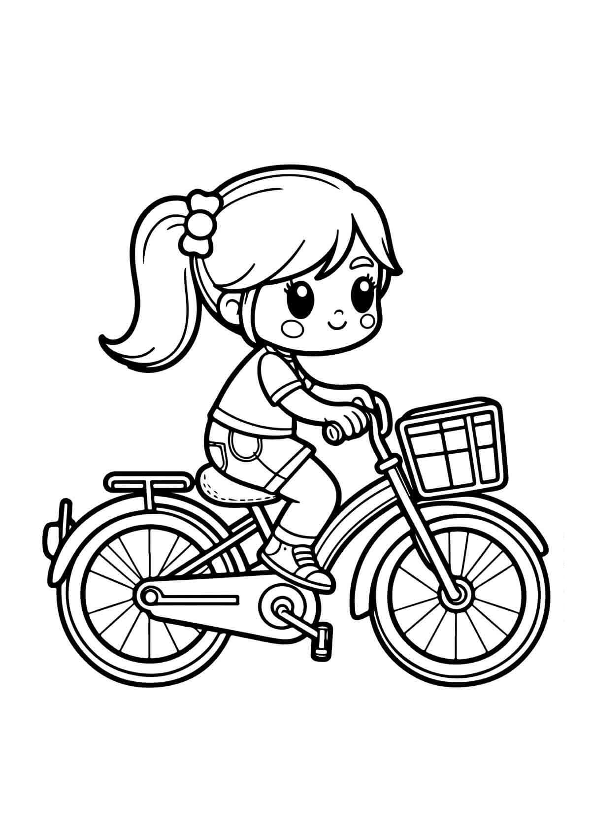 Desenho de Bicicletas para imprimir