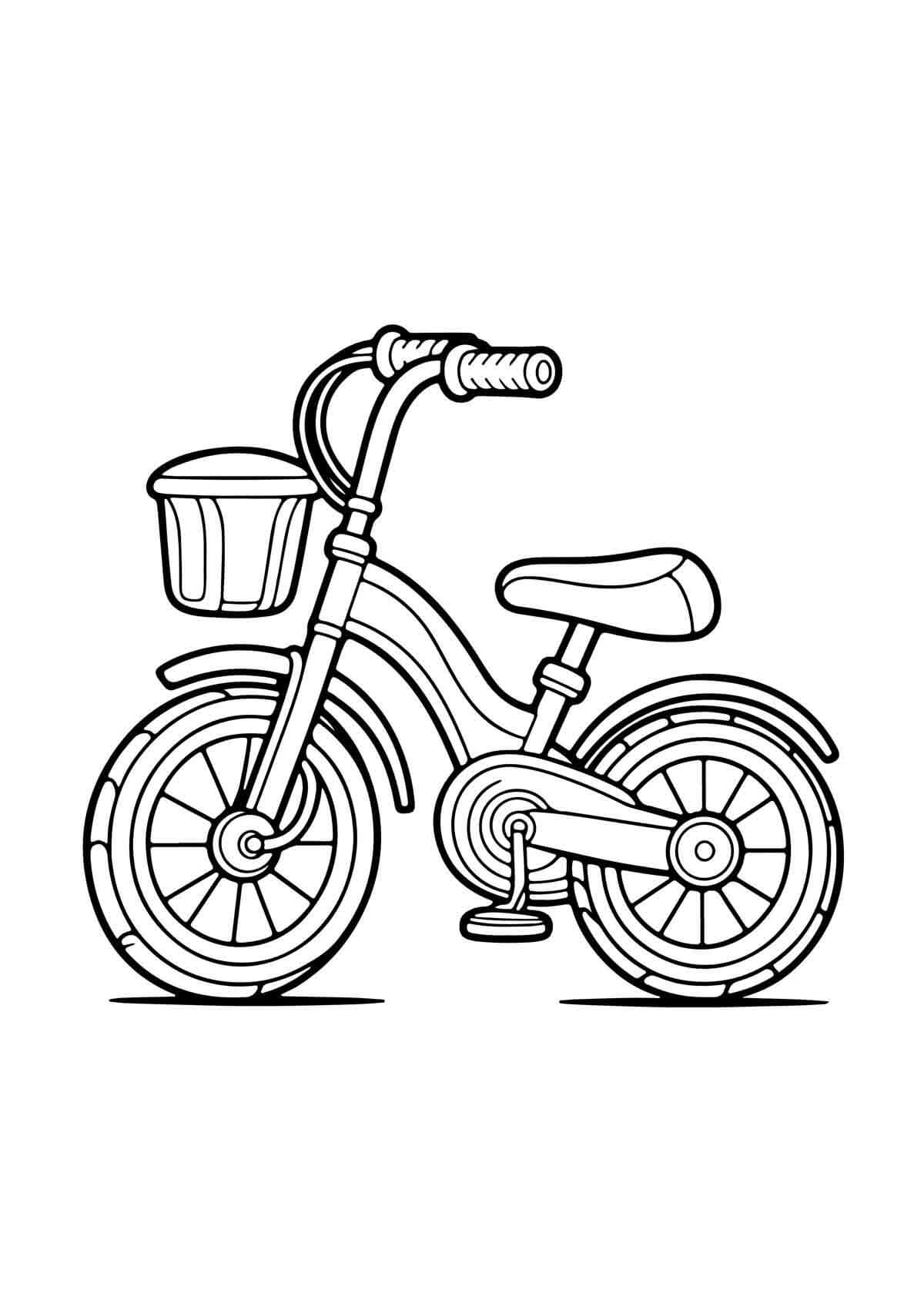 Desenho de Bicicletas para imprimir