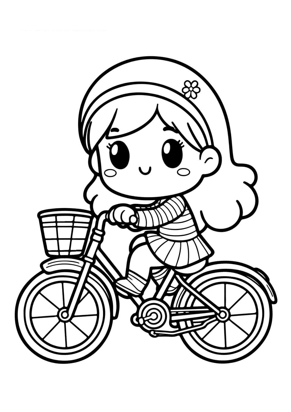 Desenho de Bicicletas para imprimir