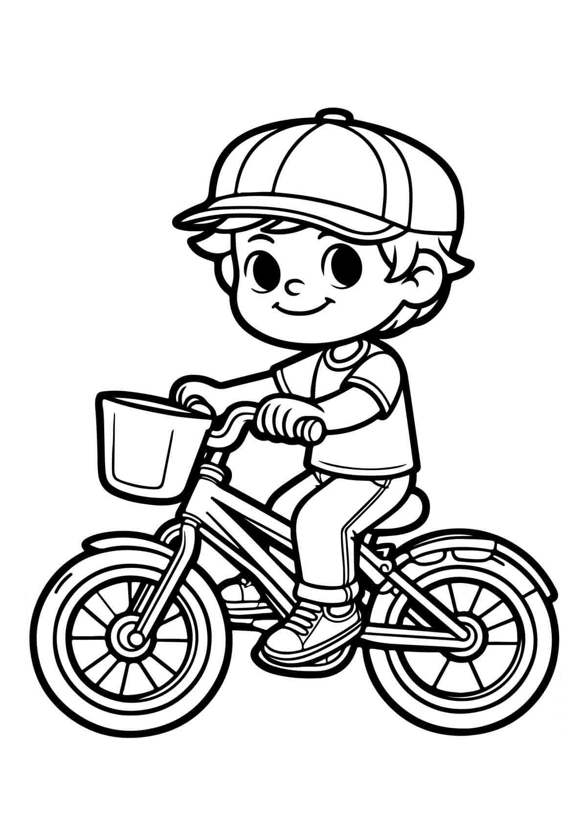 Desenho de Bicicletas para imprimir