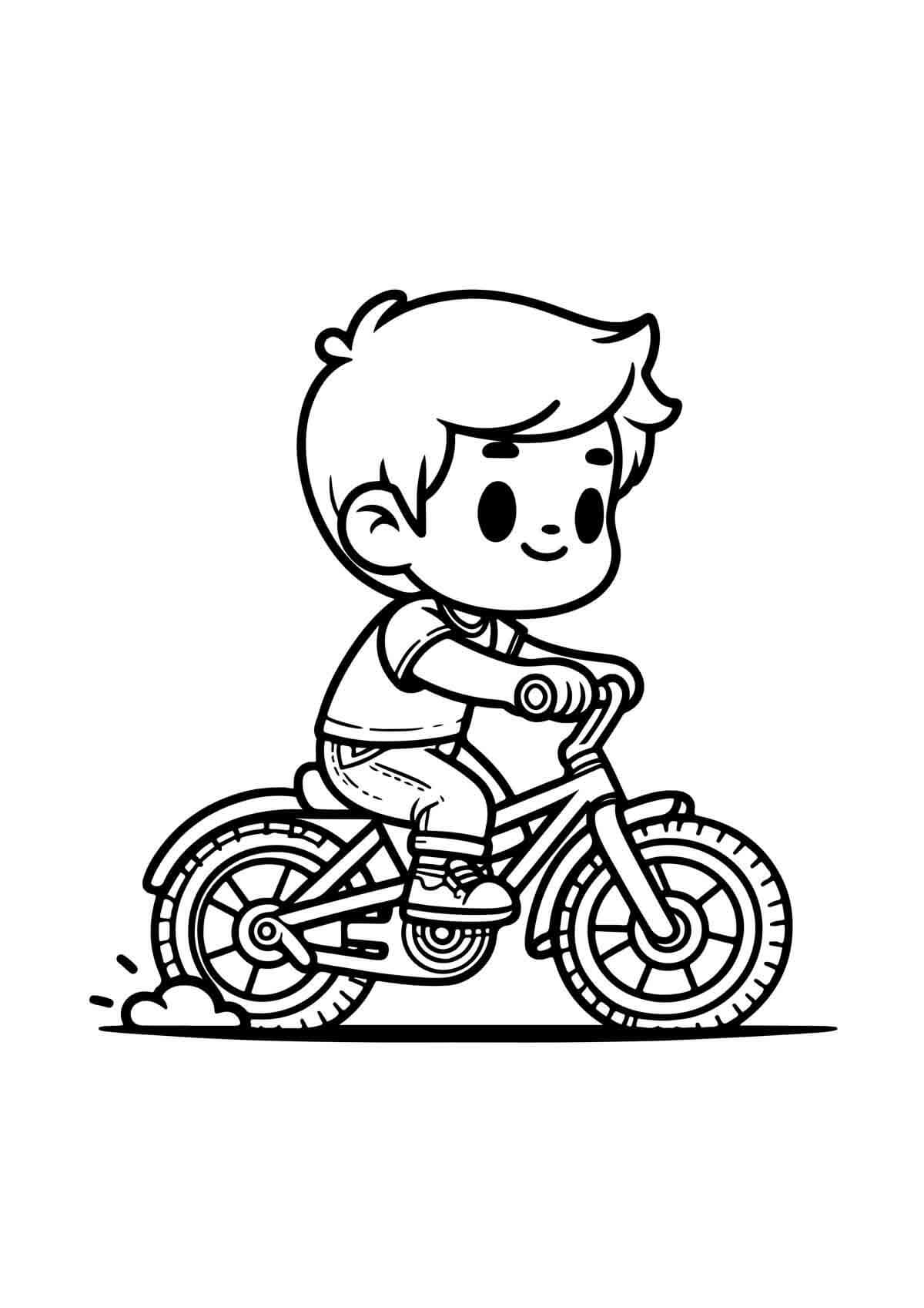Desenho de Bicicletas para imprimir