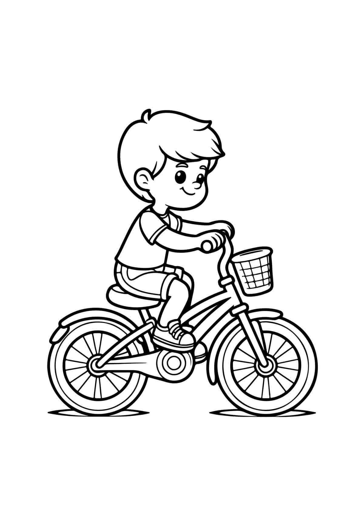 Desenho de Bicicletas para imprimir