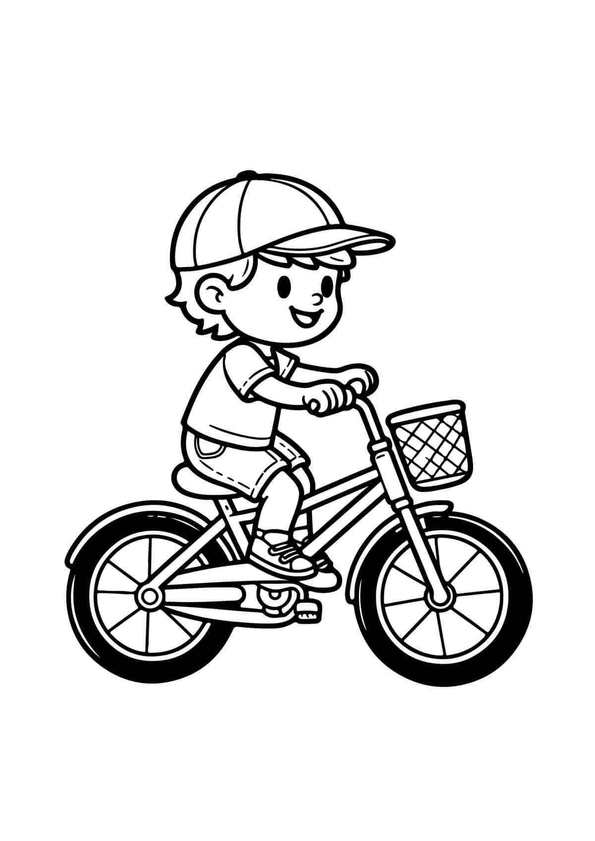 Desenho de Bicicletas para imprimir