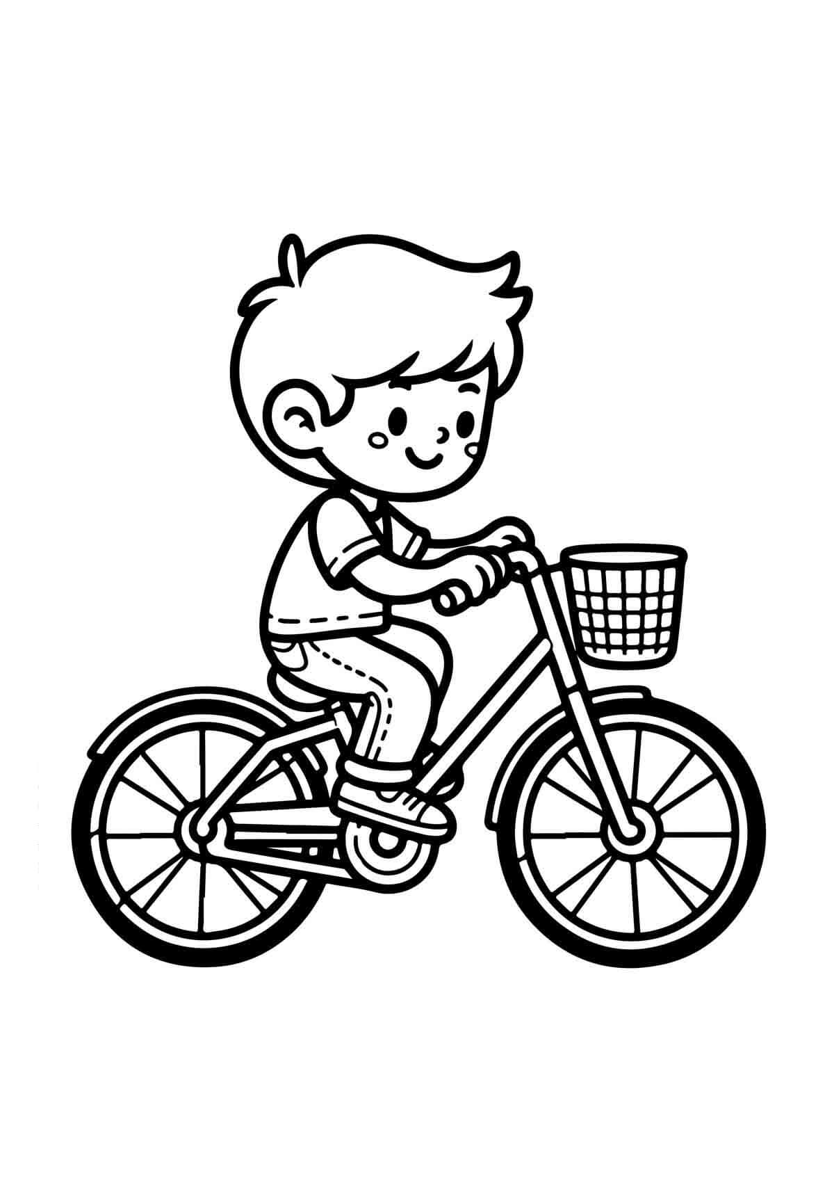 Desenho de Bicicletas para imprimir