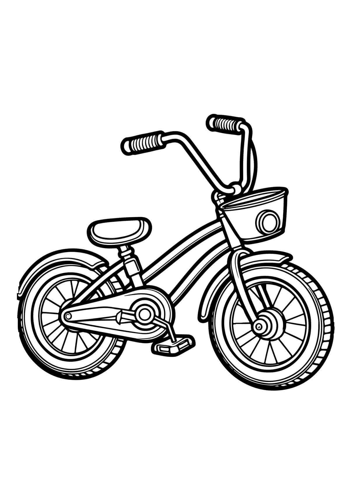 Desenho de Bicicletas para imprimir
