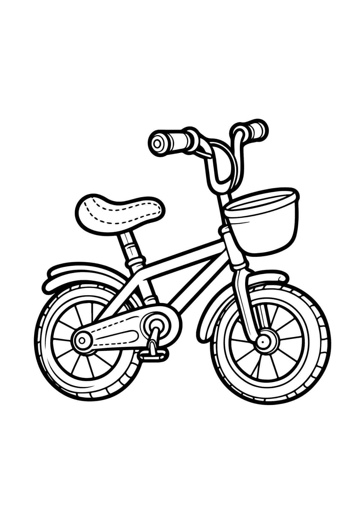 Desenho de Bicicletas para imprimir
