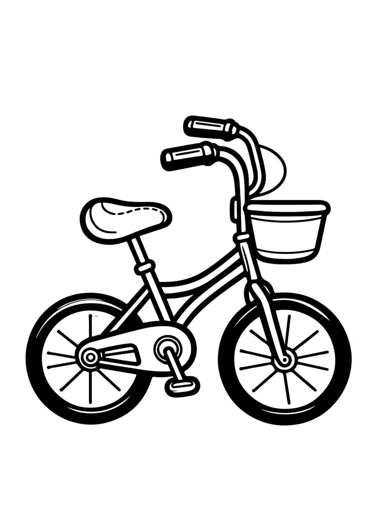 Desenho de Bicicletas para imprimir