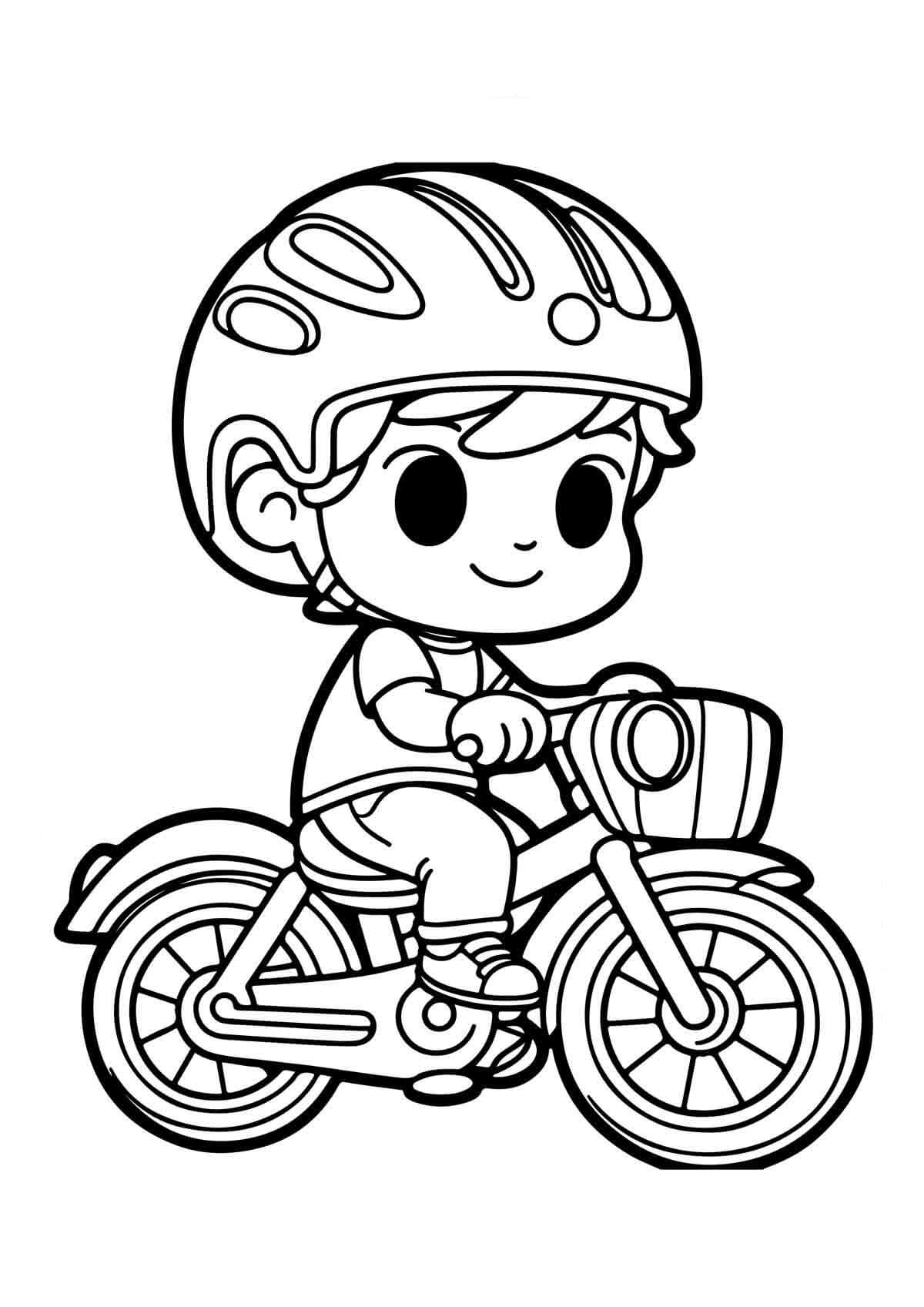 Desenho de Bicicletas para imprimir