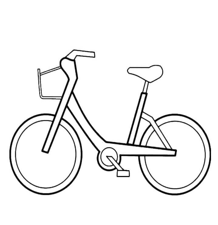 Desenho de Bicicletas para imprimir